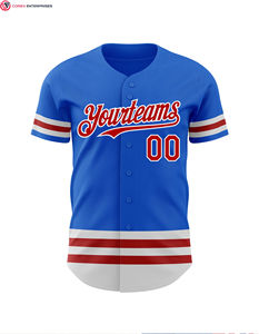 Mode OEM, maillot de baseball personnalisé par sublimation pour hommes, maillot vierge personnalisé - Product Image 4