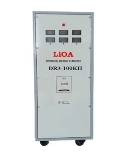 LiOA Penstabil Tegangan Otomatis 3 Fase Kualitas Tinggi (DR3 - 100KII) Buatan Vietnam