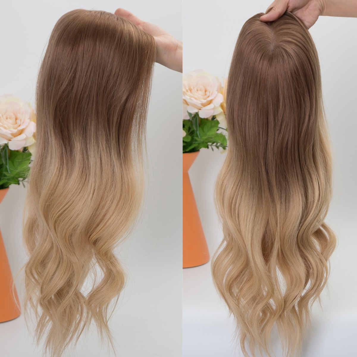 #GF-2 Warm Brown to Blonde Topper