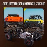 Voiture RC FMS10702 RTR à l'échelle 1/7, 4 roues motrices, moteur brushless, télécommandée, avec éclairage LED, véhicule de course tout-terrain