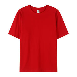 Fabricantes de Ropa OEM, Camisetas Casuales de Algodón de 280g, Gruesas, Sólidas, Transpirables, de Talla Grande, Camisetas Personalizadas para Hombre - Product Image 5