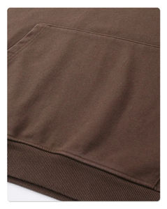 Alta calidad 500gsm Heavyweight Pullover Hoodie French Terry Hoodies Drop Shoulder Heavy Oversized Unisex Distress Faded Hoodies - Product Image 3