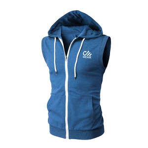 Men Workout Sleeveless <b>Hoodie</b> <b>Lightweight</b> and Breathable Gym <b>Hoodie</b> for Fitness Bodybuilding - Product Image 1