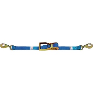 Correa de amarre DIN EN 12195-2 de 8 m de longitud y 50 mm de ancho con trinquete y gancho de mosquetón LC U 4000 DaN DOLEZYCH - Product Image 1