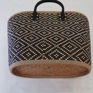 Bolsa versátil hecha a mano de hoja de palma, bolsa organizadora ecológica natural para compras, viajes y regalos - Product Image 2