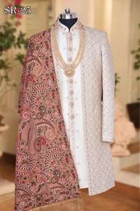 ซื้องานแต่งงานอินเดีย Indowestern Sherwani เจ้าบ่าวเชอร์วานีเชอร์วานีออนไลน์ในอินเดีย - Product Image 6
