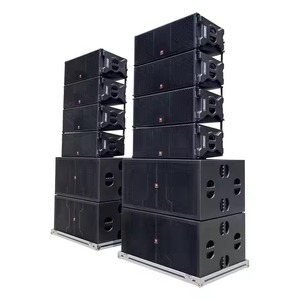 Professional <strong>Line</strong> <strong>Array</strong> <strong>Speakers</strong> Full Set 10-Piece Dual <strong>12</strong> Passive System Active Power Support Industrial Grade ODM - Product Image 1