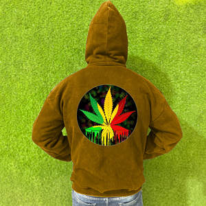 Sudaderas con capucha y cremallera de algodón y poliéster para hombre, personalizadas con logo digital, ropa deportiva transpirable para gimnasio, estilo fitness, Pakistán - Product Image 2