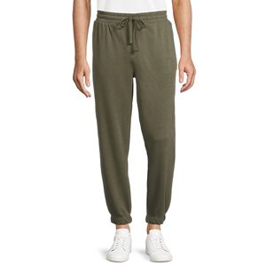 กางเกงจ็อกเกอร์พิมพ์ลายสำหรับผู้ชาย, กางเกงเอวยางยืดผสมผ้าฝ้ายน้ำหนักเบาและดีไซน์ขาเรียว - Product Image 6