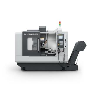 Centre d'usinage CNC robuste multifonction, tour de haute précision, équipement industriel de tournage et de fraisage - Product Image 3