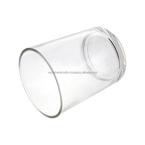 Vente en gros de bocaux à bougies transparents de haute qualité récipients à bougies en verre taille différente prix personnalisé - Product Image 2
