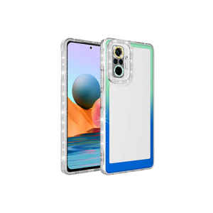 Funda de Silicona con Brillo Degradado de Lujo para Xiaomi Redmi Note 10 Pro, Cubierta Trasera de Silicona Suave, Protección de Lente, Estilo INS Plus - Product Image 2
