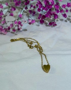 <b>Heart</b> 14K Gold Pendant <b>Necklace</b> With Chain Crafted For Elegant Charm And Premium Luxury A Timeless Piece Perfect For Gifting - Product Image 1