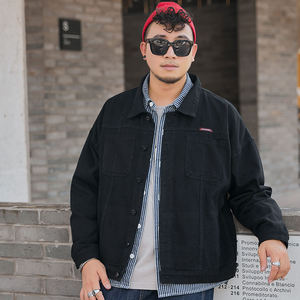 2025 Winter Printed Design <b>Men</b> <b>Denim</b> <b>Jackets</b> with Front Logo-High Quality Low MOQ 20 Pieces - Product Image 4