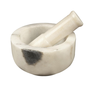 Mortero de mármol y piedra de mazo en diferentes colores, hecho a mano, uso de cocina a precio asequible - Product Image 6