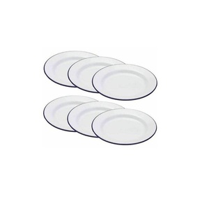 DESIGN DÉCORATIF PEINT MINIMALISTE DE HAUTE QUALITÉ ÉMAIL ALIMENTAIRE RIZ ASSIETTES DE SERVICE PLATS POUR CUISINE MAISON ET RESTAURANT - Product Image 2