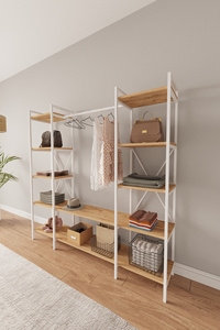 Perchero para ropa, organizador de armario, organizador de ropa abierta, organizador de almacenamiento de ropa, armario independiente - Product Image 3