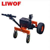 Chariot électrique LIWOF 12V pour remorque, capacité 3500 lb, alimenté par batterie 12Ah, pour remorques de camping-car, bateaux et utilitaires