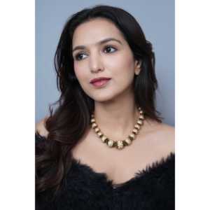 Jadau Meenakari, collar de cuentas tradicionales, conjunto de joyería fina elegante - Product Image 3