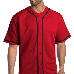 Camiseta de béisbol en blanco al por mayor de alta calidad, camisetas de sóftbol, camiseta de béisbol personalizada para hombres, envío DDP - Product Image 1