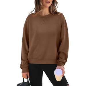 Pulls à col rond chic et tendance pour femmes, nouvelle collection printemps 2026, manches longues, hauts décontractés en tissu tricoté pour l'hiver - Product Image 1