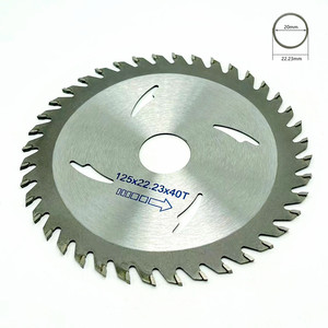 Lame de scie circulaire à <span class=keywords><strong>disque</strong></span> de coupe en <span class=keywords><strong>bois</strong></span> 125mm 22.23mm 40T <span class=keywords><strong>pour</strong></span> <span class=keywords><strong>meuleuse</strong></span> d'angle - Product Image 2