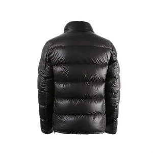 Veste matelassée à manches longues anti-boulochage sur mesure en gros pour hommes, dernière tendance de la rue pour l'hiver, vestes matelassées unies vierges - Product Image 2