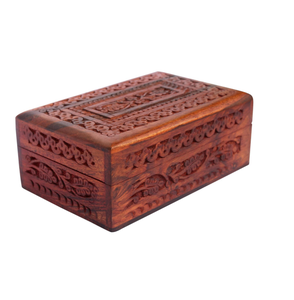 Caja de almacenamiento de madera moderna ecológica, organizador de joyas personalizado al por mayor para el hogar, cocina, oficina, organización de almacenamiento 2025 - Product Image 4