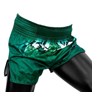 Pantalones Cortos de Muay Thai de Satén de Alta Calidad Unisex, Pantalones Cortos de Boxeo para Artes Marciales Mixtas, Personalizables ODM para Adultos, Entrenamiento en Gimnasio - Product Image 6