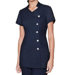 Túnica para mujer/mujer, salud, belleza y Spa, ropa de trabajo, Túnica de belleza, Túnica de belleza, Tops, conjunto de uniformes de Hospital, Top de salón, conjunto de exfoliación OEM - Product Image 3