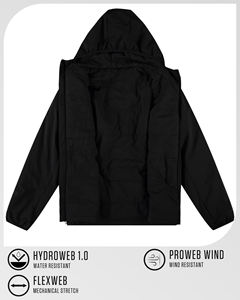 Veste Softshell pour homme, légère, d'hiver, pour la course à pied, l'entraînement, fermeture éclair, imperméable, coupe-vent, col montant, broderie - Product Image 6