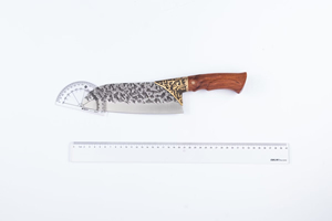 Cuchillo de Cocina Premium de Acero Inoxidable con Mango de Madera, Cuchillo de Chef - Product Image 6