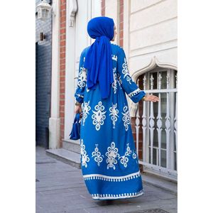 Vestido Modesto Irina de Viscosa Azul - Product Image 5