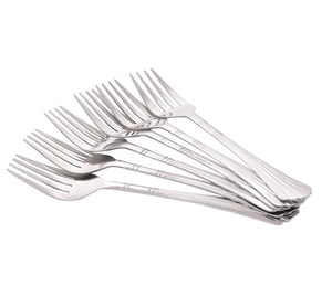 Cubiertos de Alta Calidad, Tenedores de Metal, Acero Inoxidable 304, Tenedor de Postre para Servir en Bodas y Hoteles, Excelente Calidad, Mejor Fabricante - Product Image 3