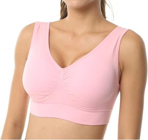 Sujetador deportivo para mujer, diseño acolchado de tela transpirable elástica, que brinda total comodidad para el ejercicio al correr y el uso diario - Product Image 4