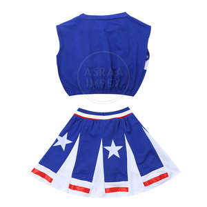 Ropa de entrenamiento Último diseño Uniforme de porristas Venta al por mayor Uniforme de porristas de contraste de color - Product Image 4