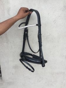 Fabricant de bride de cheval en cuir naturel indien de qualité Fabricant de bride roulée en cuir - Product Image 6