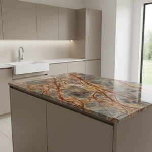 Plans de travail personnalisés pour cuisines et salles de bain en pierre naturelle de Carrara Calacata, coupés sur mesure pour hôtels et projets - Product Image 3