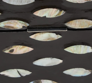 Boîte de rangement vintage en or et nacre pour bijoux et vêtements, design nordique moderne, décoration d'intérieur multifonctionnelle - Product Image 3