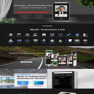 Leekgotech 5.5inch đa-sinh trắc học cọ Nhận dạng khuôn mặt kiểm soát truy cập thời gian chấm công thiết bị với miễn phí SDK phần mềm - Product Image 5