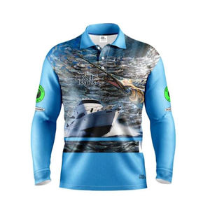 APEX fazii เสื้อโปโลผ้าโพลีเอสเตอร์ระบายอากาศได้ดีกันน้ำสีดำแขนยาวสำหรับใส่ตกปลา - Product Image 1