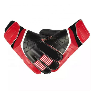 Gants de gardien de but en cuir de haute qualité avec doublure respirante, forte durabilité, paume résistante aux chocs pour une utilisation en extérieur - Product Image 3