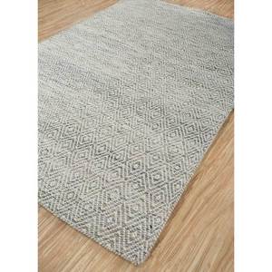 พรมขนสัตว์และวิสโคสสีน้ำเงิน Abrash ขนาดใหญ่ ลายเรขาคณิต สำหรับห้องนั่งเล่น ห้องนอน ห้องโถง-ADWV-13047 - Product Image 2