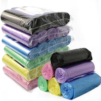 Bolsas de Basura para Cocina con Diseño Personalizado, Rollo de Bolsas de Polietileno LDPE/HDPE de Colores, Bolsas de Basura Impresas Personalizadas con Fuelle Lateral, Reciclables y Termosellables