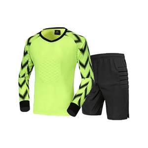 Camiseta de fútbol de manga larga para hombre, nuevo diseño, sublimación en blanco, uniforme de portero y árbitro de fútbol, conjuntos de chándal para adultos - Product Image 6