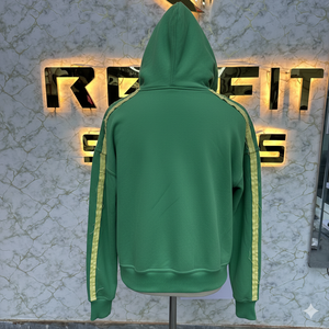 เสื้อฮู้ดสำหรับผู้ชายพิมพ์ลายพัฟมีซิปปรับอัตราได้ - Product Image 5