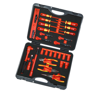 Tournevis électricien isolé OEM ODM, comprend 13 lames interchangeables VDE, 5 tournevis à écrous isolés, etc. - Product Image 2