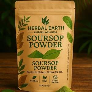 Polvo de extracto de Graviola orgánica, polvo de fruta de hoja de Guanábana Natural, suministro al por mayor de fábrica, Extracto de planta - Product Image 4