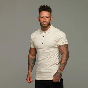 Alta calidad Premium gótico arena hombres para camisas algodón Spandex transpirable secado rápido sólido moda elegante Casual gimnasio desgaste - Product Image 1