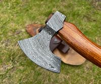 Hache de camping artisanale en acier Damas, petite taille, cadeau de collection magnifique, 33 cm MDX3
